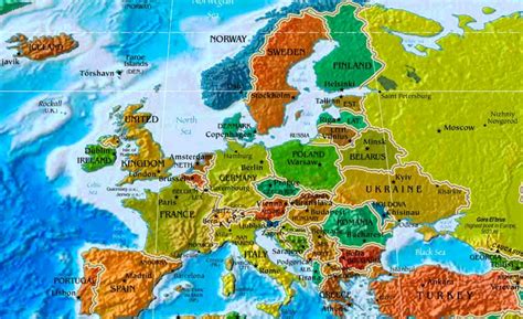 Europa2 europa länder und hauptstädte karte zum ausdrucken. Europakarte Länder - Europakarte - Europakarte Länder und ...
