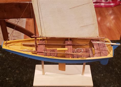 Norwegian Sailing Pram By Johnn Finished Model Shipways Scale 1