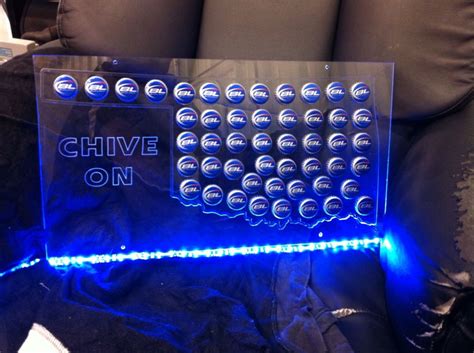 Chive On Plexiglass Led Sign Led Signs Computer Keyboard Led