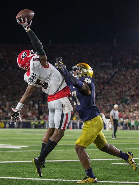The Catch Uga At Notre Dame