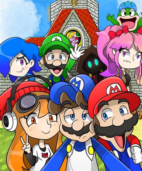 Smg4 Selfie Group By Flashfox24 On Deviantart Game Character Design