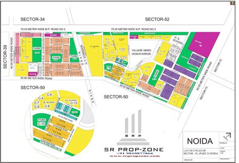 Layout Plan Of Noida Sector 51 Hd Map Greater Noida Industry I Buy I