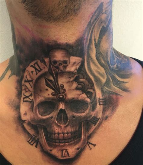 Beautiful neck tattoo designs and ideas for men and women. 125 Best Neck Tattoos For Men: Cool Ideas + Designs (2020 ...