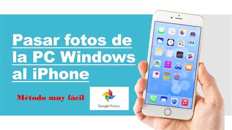 Como Pasar Fotos De La PC Windows Al IPhone YouTube