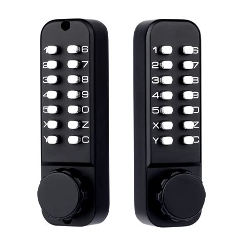 Mechanical Keyless Entry Door Lock With Keypad Door Knob Double