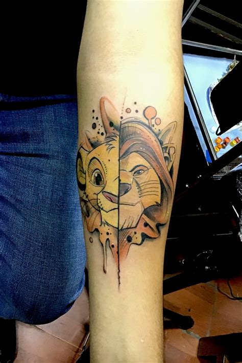 In 1994, the lion king pulled at the heart strings of adults and kids alike. Lion King Mufasa And Simba Tattoo