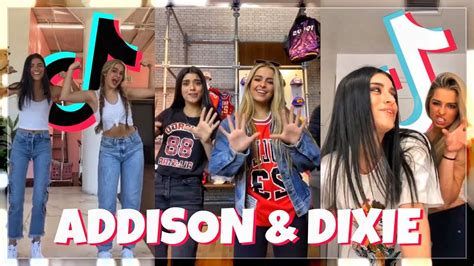 Addison Rae And Dixie Damelio Tiktok Compilation Youtube
