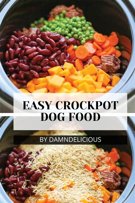 Being consistent is very important. Top 10 DIY Homemade Dog Food Recipes - LuverDog in 2020 ...