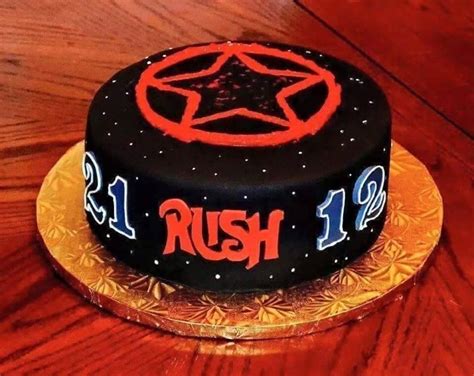 Rush Birthday Cake Birthday Cake Rush In 2020 Rush Band Cake