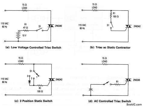 Basictriacswitches Controlcircuit Circuit Diagram