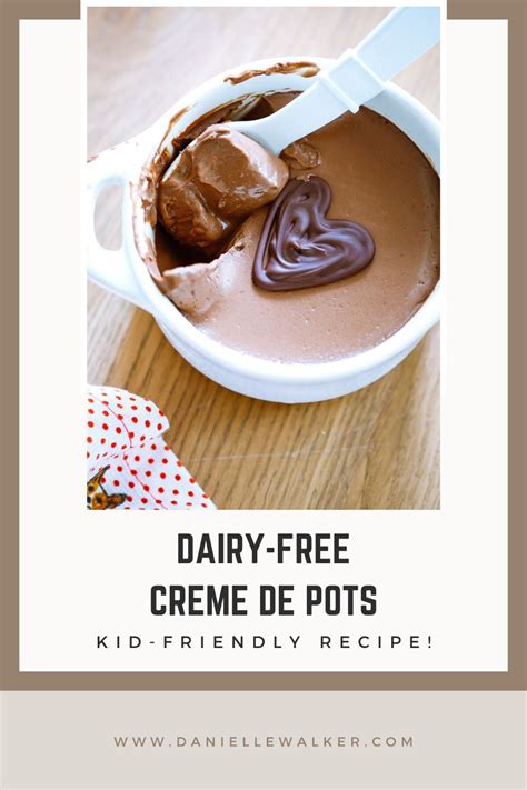 Eastons Chocolate Pots Dairy Free Pot De Creme Recipe In 2024