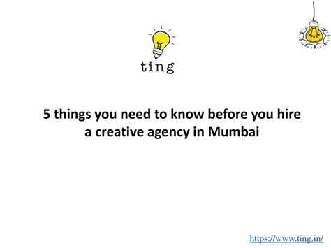 Ppt 5 Things You Need To Know Before You Hire A Creative Agency In