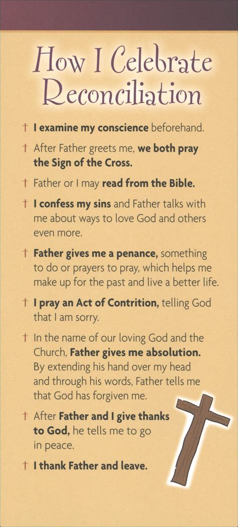 Printable Catholic Confession Guide Web A Guide To The Priest Will