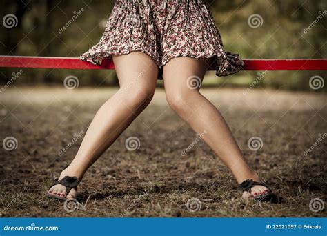 Open Legs Royalty Free Stock Photography Image