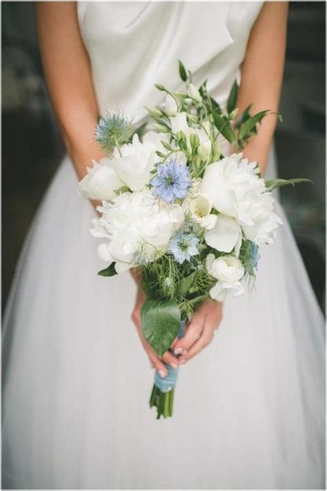 Blue Nigellalove In The Mist Bouquet Styling May Weddings Wedding