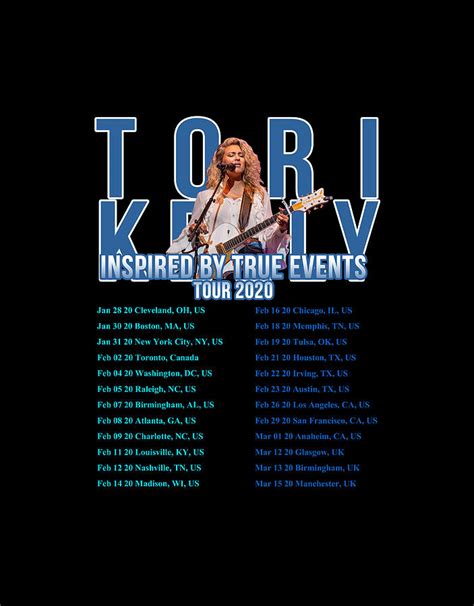 Tori Kelly Inspired By True Events Tour Back Digital Art By Galio