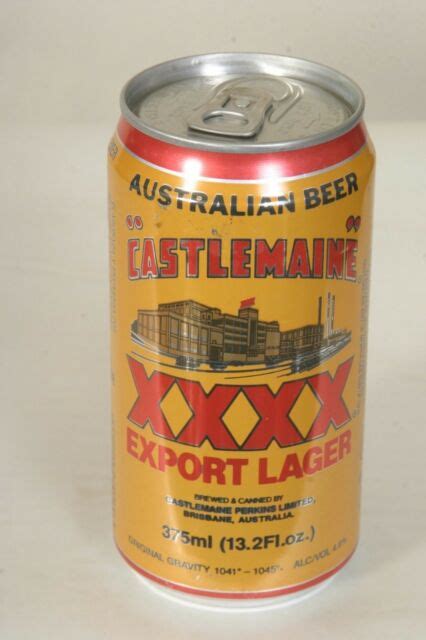 Castlemaine Xxxx Export Lager Beer Can 370ml For Sale Online
