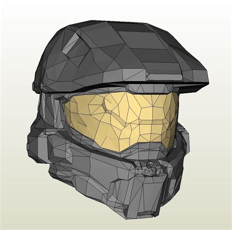 Papercraft Pdo File Template For Halo 4 Masterchief Full Armor
