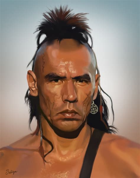 A narrative of 1757 language: Magua from 'The Last of the Mohicans' by s3lwyn on DeviantArt