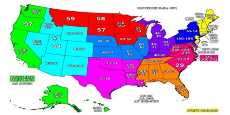 Distribution Of The First Two Digit Zip Codes In The United States
