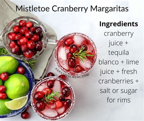 Mistletoe Margaritas Recipe Mamamia Recipes