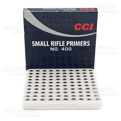 Cci Primers 400 Standard Small Rifle Pack Of 100 In Silver