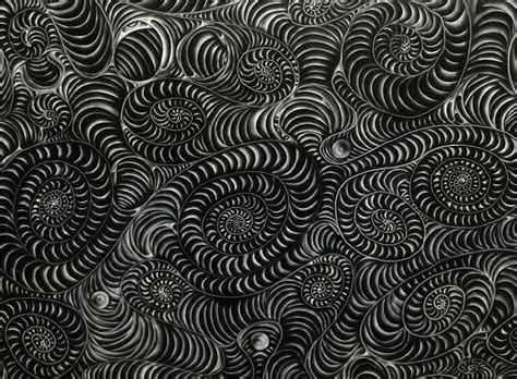 Abstract Swirls 1 Black And White Artistwill Paintings And Prints