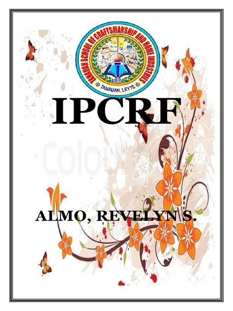 Ipcrf Cover Pdf