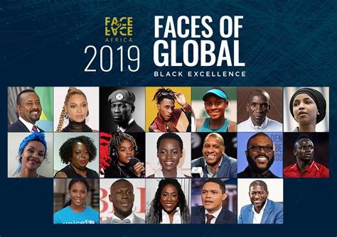 Meet The 2019 Faces Of Global Black Excellence Face2face Africa