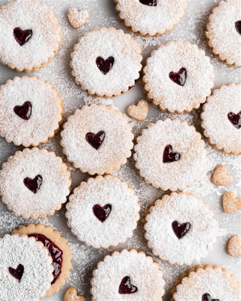 Linzer Cookies With Raspberry Jam Food Duchess