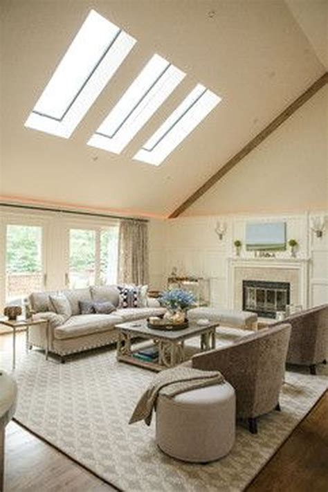 Vaulted ceiling in interior design is not a novelty. The Best Vaulted Ceiling Living Room Design Ideas 26 ...