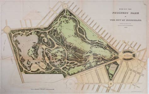 The Viele Plan The Flawed Original Design Of Prospect Park In Brooklyn