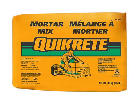 Quikrete Mortar Mix 30kg | The Home Depot Canada