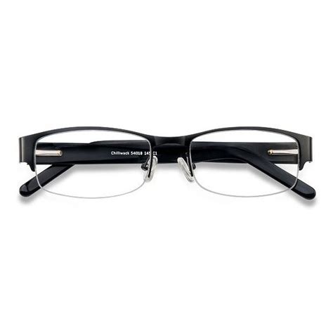 men s chilliwack black rectangle metal 6495 black rx eyeglasses by 15 105 huf liked on