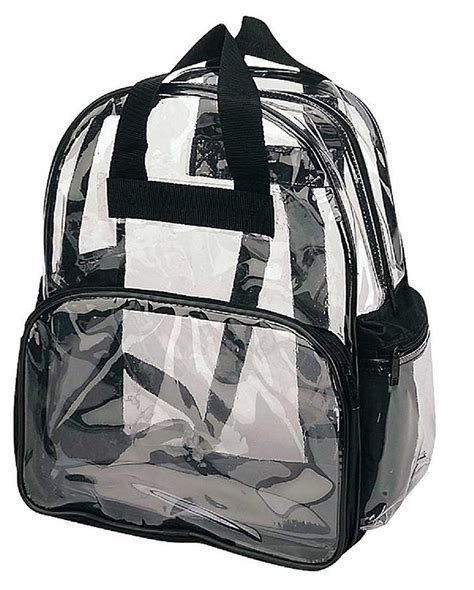 Clear Backpack Camping Hiking Daypacks Nfl Sports Events Approved