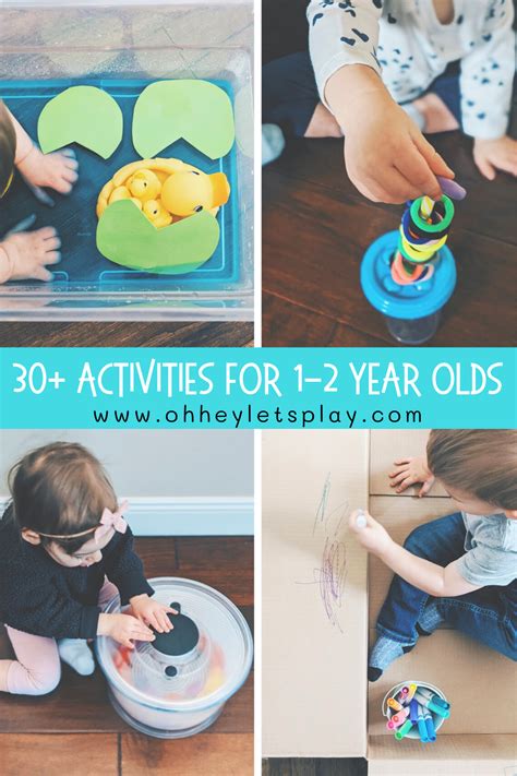 Activities For 1 2 Year Old Toddlers — Oh Hey Lets Play