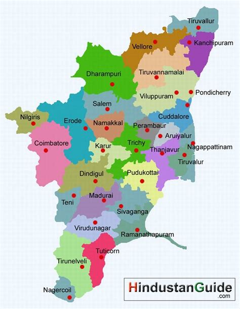 For tailor made tours and treks. Tamil Nadu Map With Tourist Places