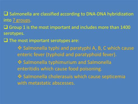 PPT - SALMONELLA PowerPoint Presentation, free download ...