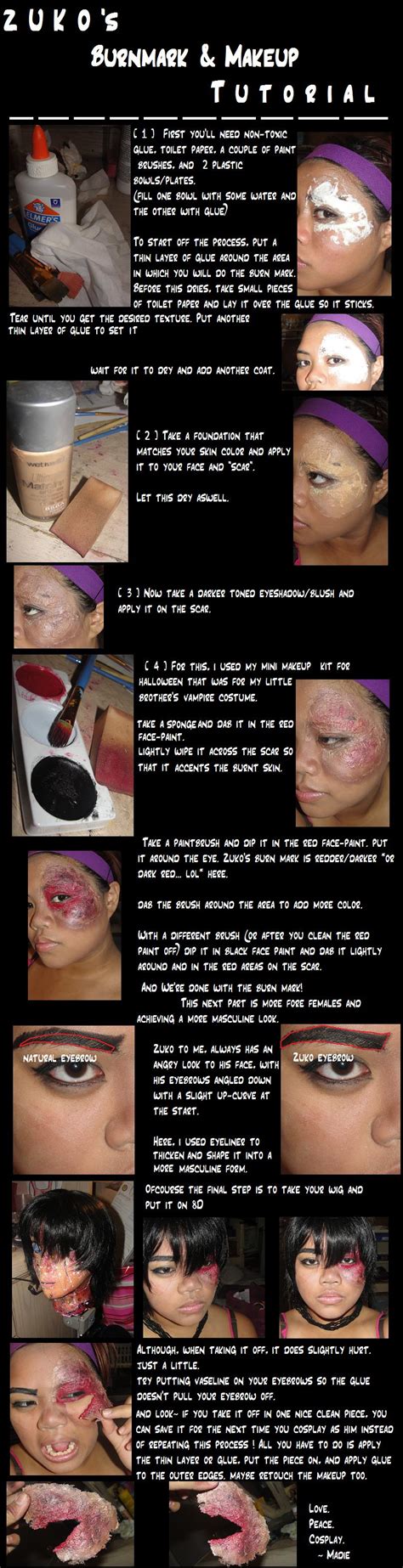 This is a special anime tutorial, how to sketch ponyo, because a friend requested it. Zuko's burn mark-scar tutorial by AkuseruReno on DeviantArt
