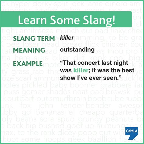 This next slang term might surprise you—it has a totally different