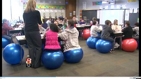 Sara Wright Indiana Teacher Swaps Exercise Balls For Desk Chairs In
