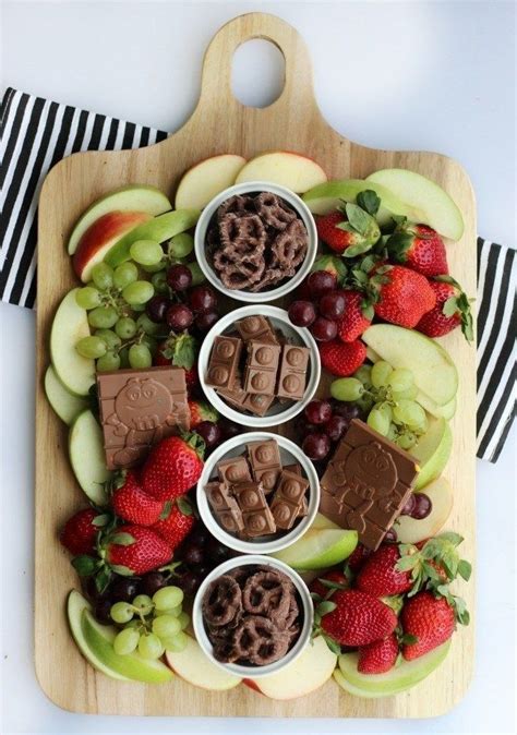 Fruit And Chocolate Dessert Board A Simple And Sweet Chocolate Dessert