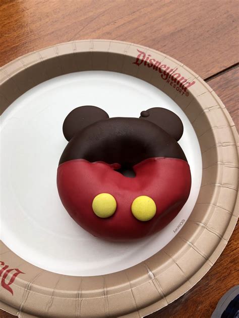 Celebration Mickey Doughnut Disneyland Park Disney Food Disneyland