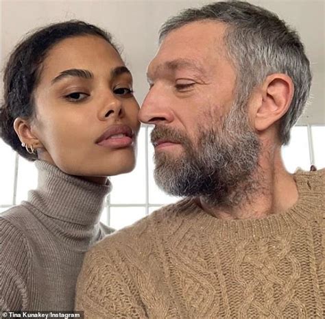 Vincent Cassel S Model Wife Tina Kunakey Debuts Baby Bump