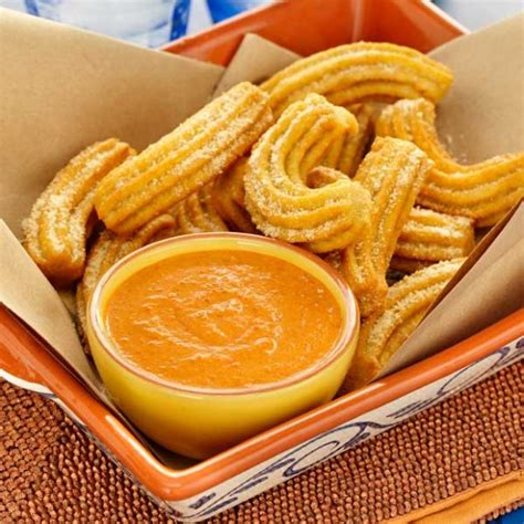 Savoury Cheese And Curry Churros With Creamy Romesco Sauce Recipe In