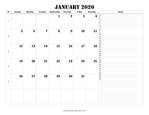 Editable Calendar 2020 True Tool For Time Management