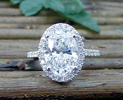 four carat oval diamond engagement ring limpid jewelry
