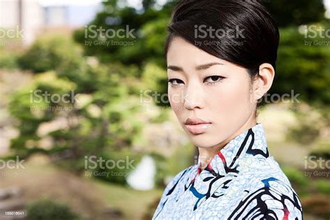 Portrait Of Young Japanese Woman Stock Photo Download Image Now