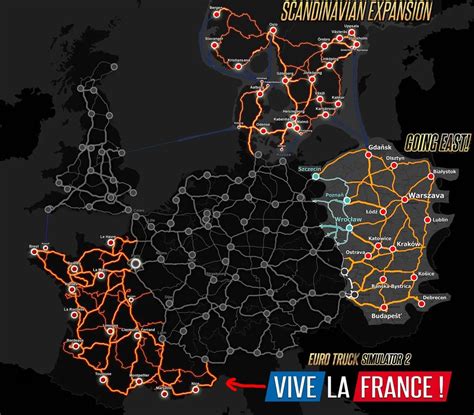 Dlc Map For Euro Truck Sim 2 Couldnt Find One So I Pieced One