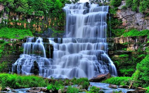 Hi Res Waterfall Wallpapers Top Free Hi Res Waterfall Backgrounds